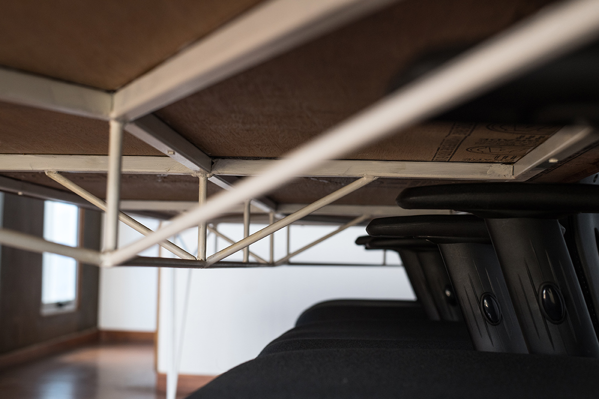 Funktion Design Studio’s Concrete Portals Carry and Suspend Office Spaces