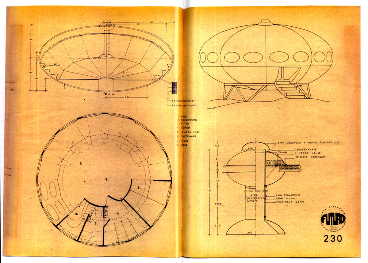 Дом футуро чертежи