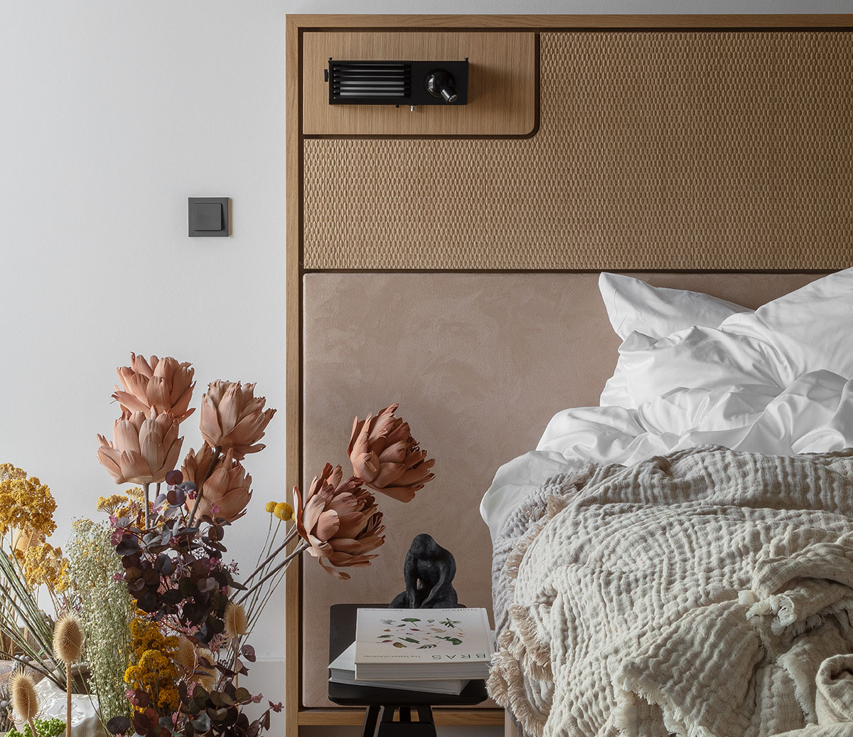 Hotel interior by Grzywinski + Pons creates order in chaos with objects, materials, and furnitures