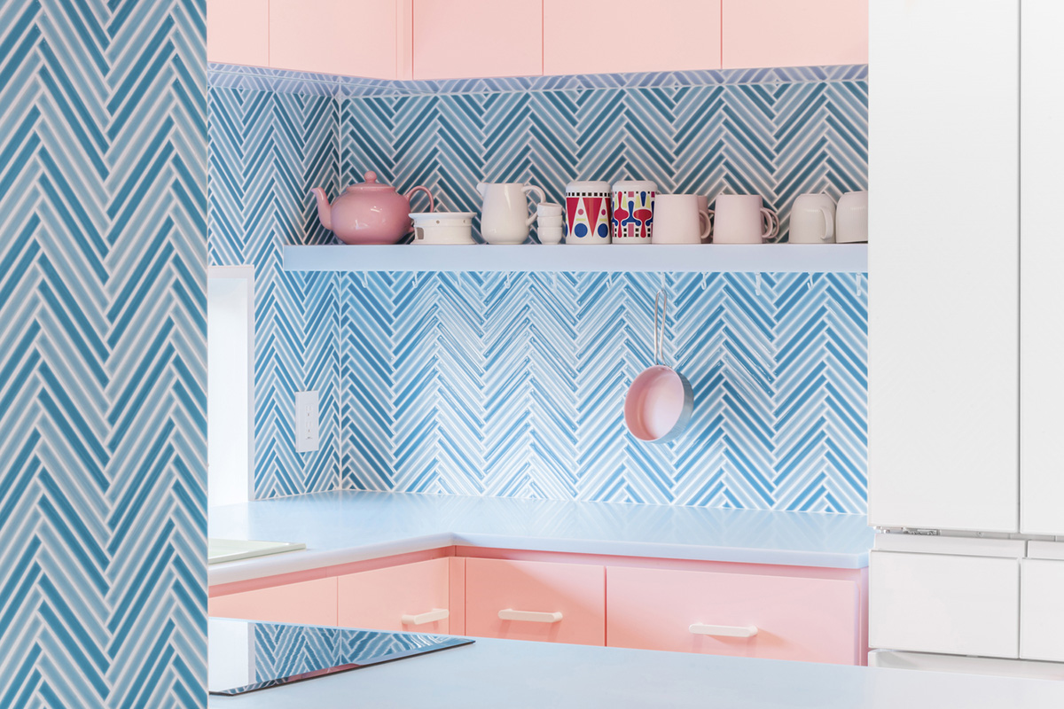 Adam Nathaniel Furman creates toy-like apartment interior from a palette of pastel colours in Tokyo