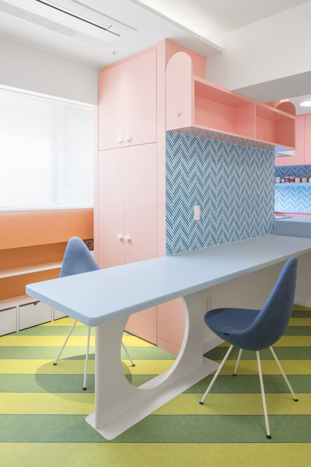 Adam Nathaniel Furman creates toy-like apartment interior from a palette of pastel colours in Tokyo