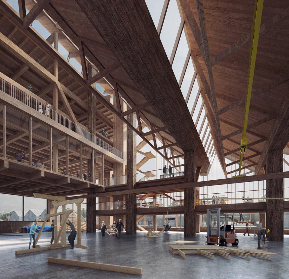 Grafton Architects designs new Anthony Timberlands Center for the University of Arkansas
