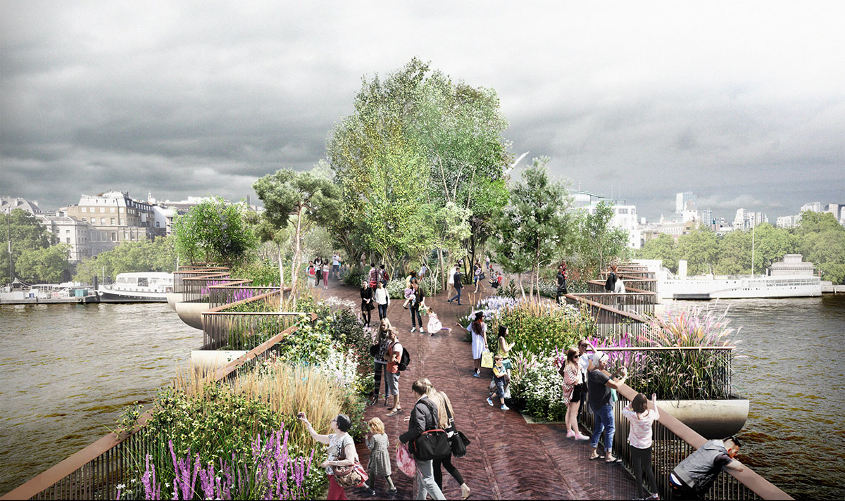 London’s Garden Bridge officially closed!