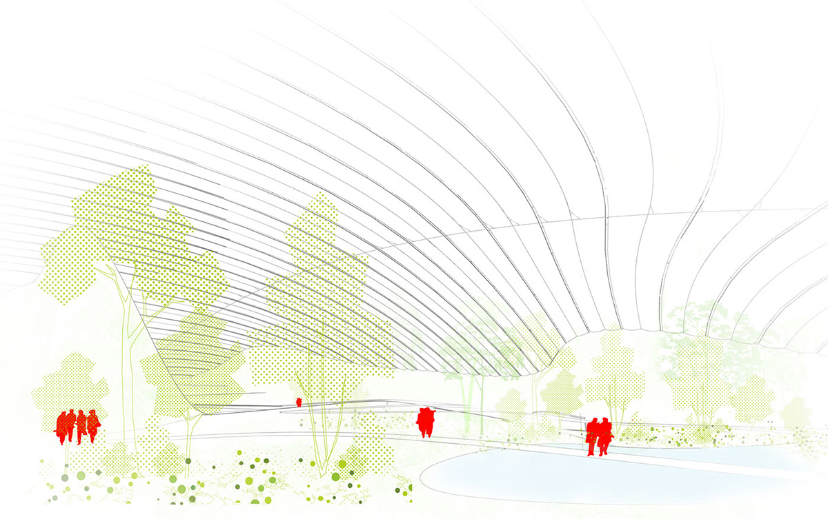 Coldefy & Associates Architects Urban Planners to build world's largest tropical biodome in France