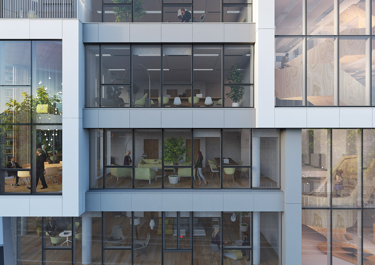 MVRDV's urban integration and rooftop extension for 1970s shopping centre breaks ground in Paris