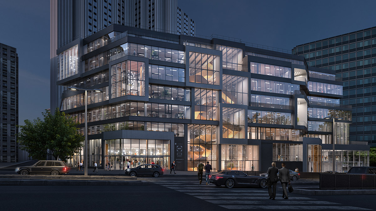 MVRDV's urban integration and rooftop extension for 1970s shopping centre breaks ground in Paris