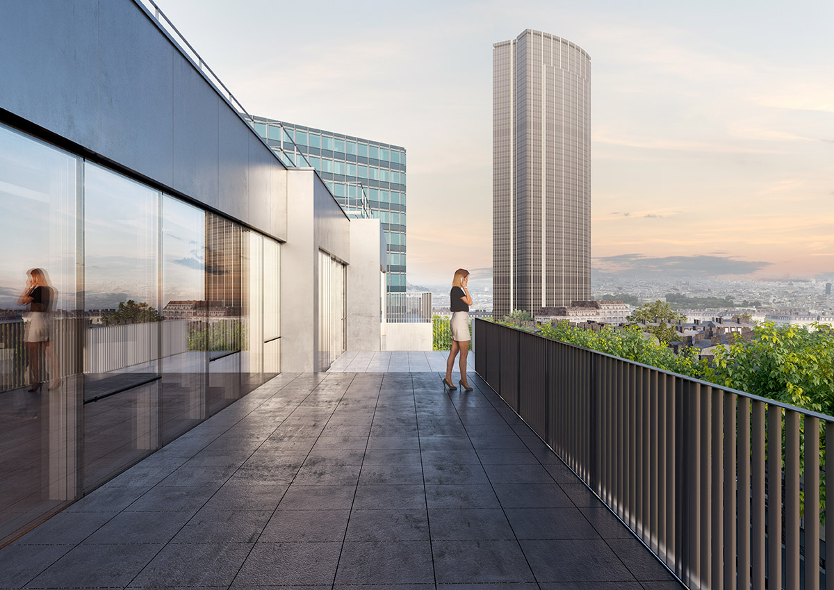 MVRDV's urban integration and rooftop extension for 1970s shopping centre breaks ground in Paris