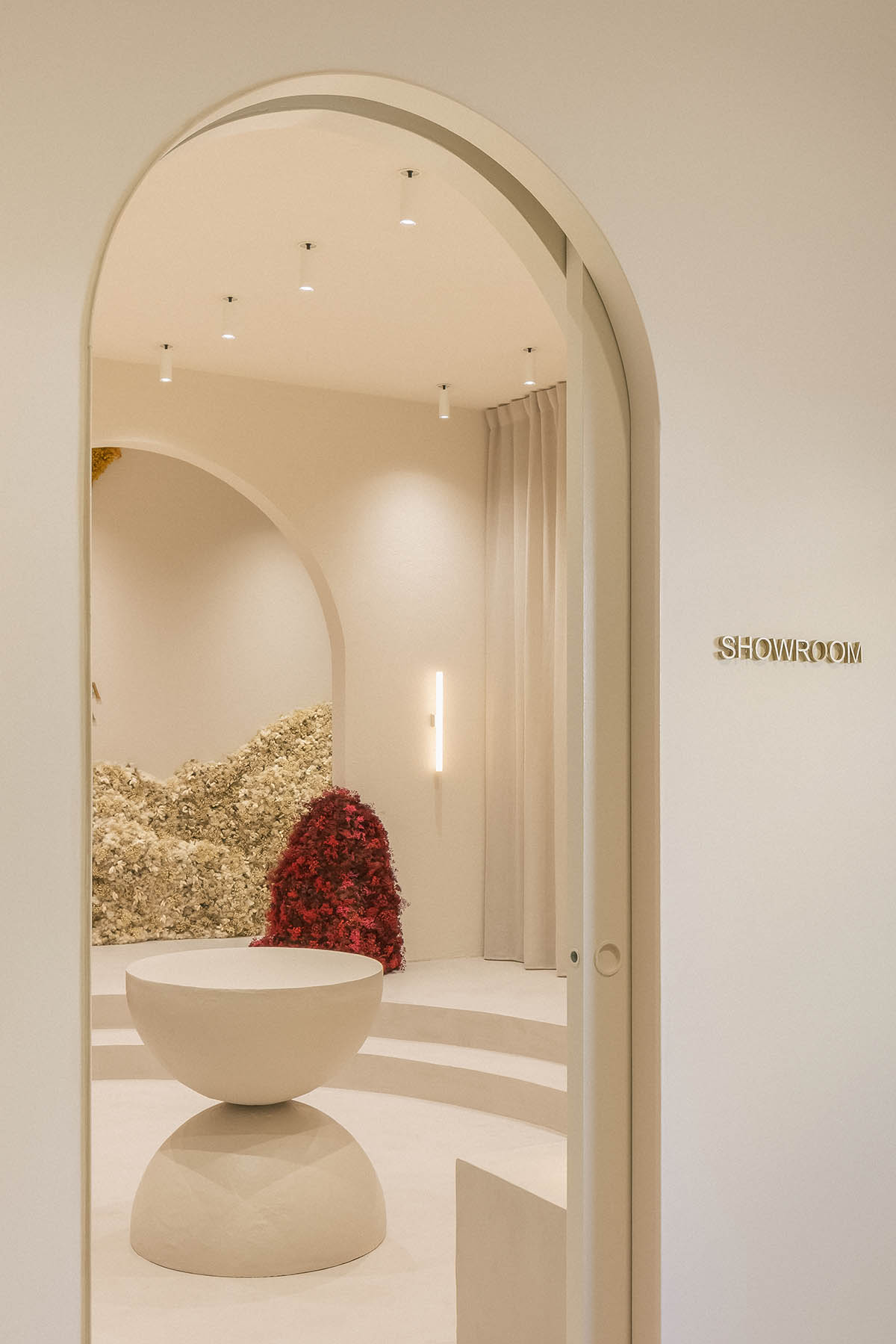 Pastel-toned showroom by Clap Studio welcomes spring in Valencia