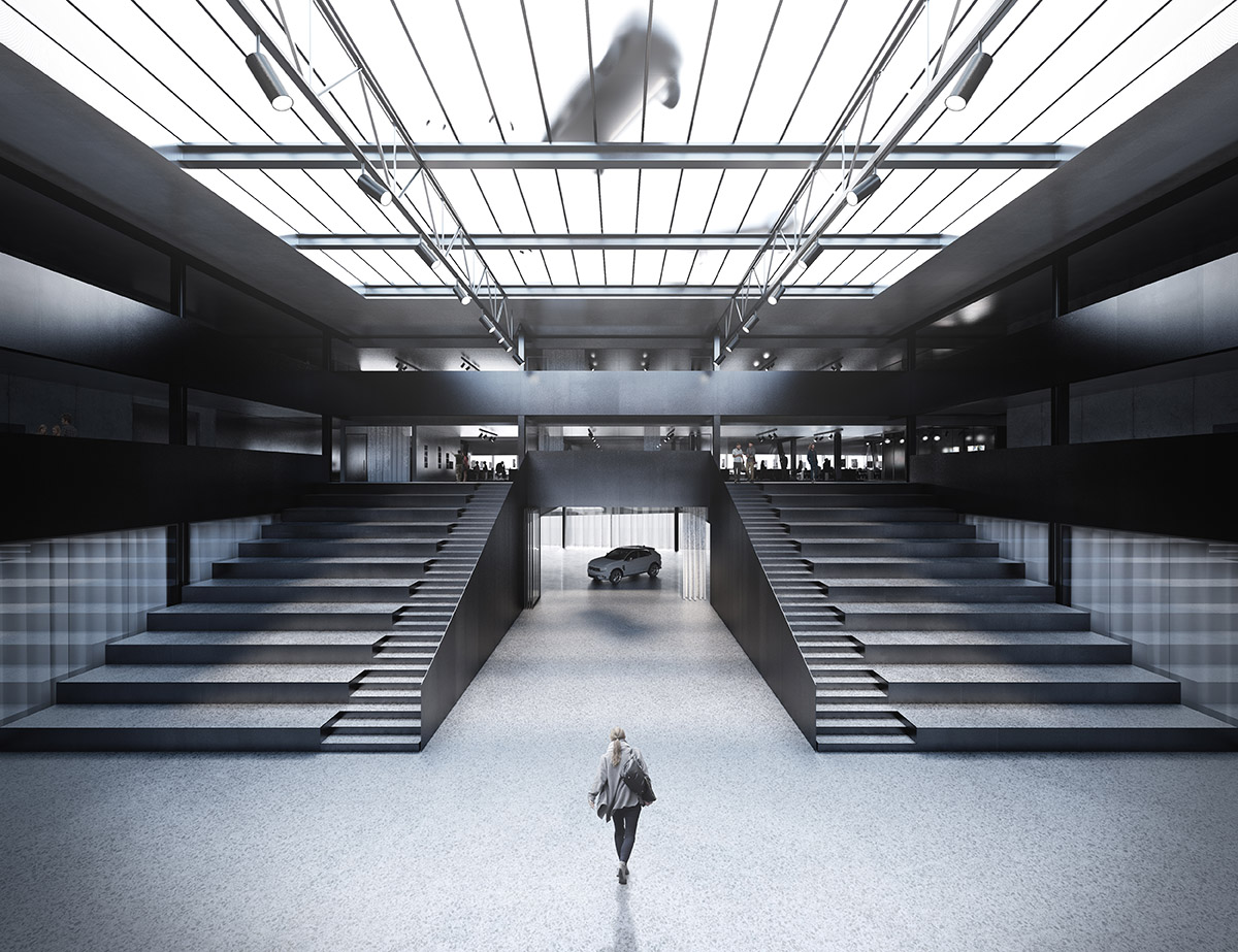 Cobe reveals design center for global automaker in Sweden inspired by automotive universe