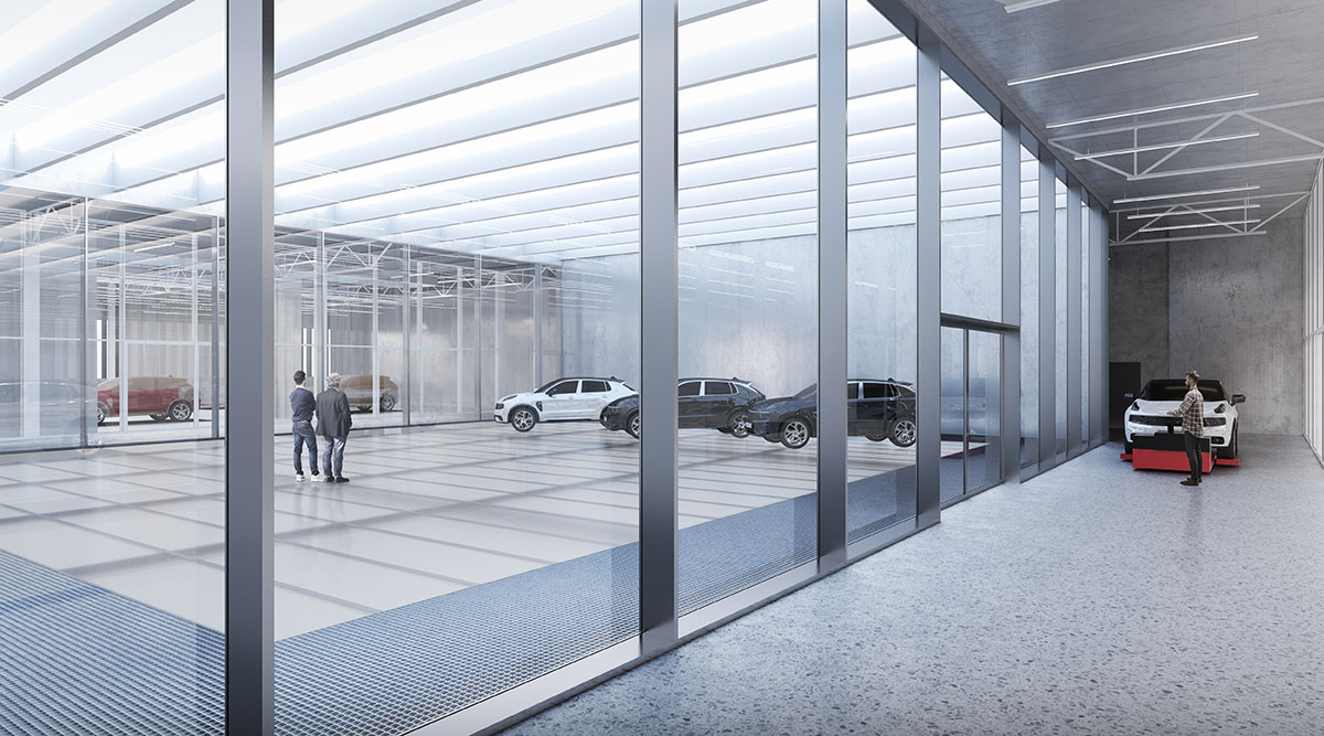 Cobe reveals design center for global automaker in Sweden inspired by automotive universe