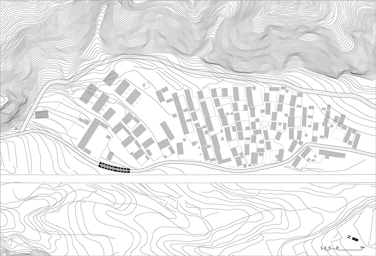 LUO studio Reused Wood Waste from Old Village Houses to Create a Pergola Structure in Hebei, China