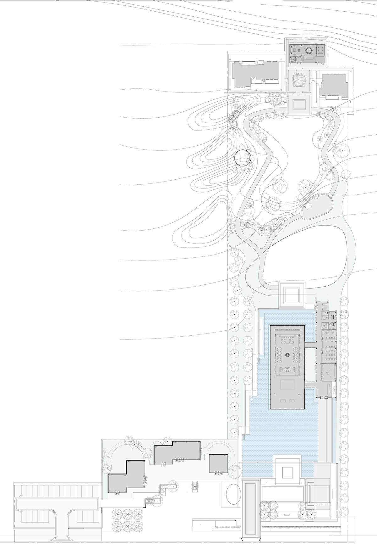 Continuation Studio overlaps short timbers to create long-span for community centre in China