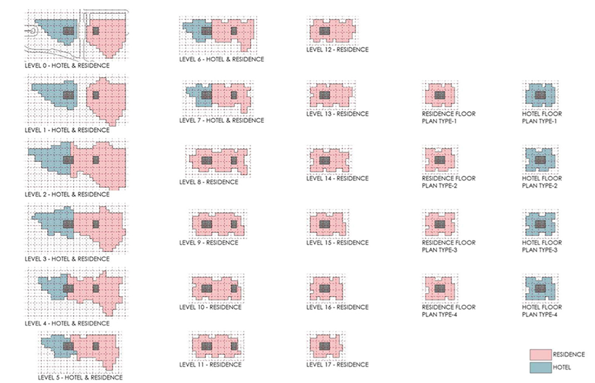 rgg Architects unveils design for new Dubai tower comprising a stack of boxes