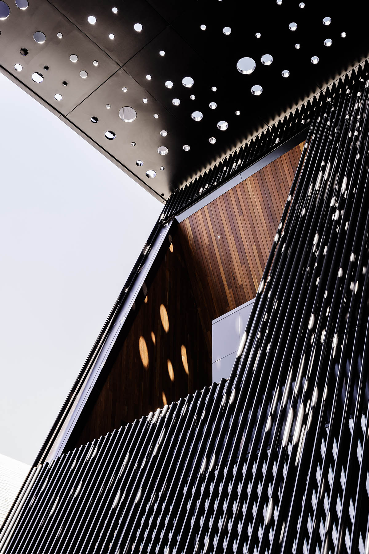Adjaye Associates and Daniel Boyd add black porous canopy to Sydney Plaza 