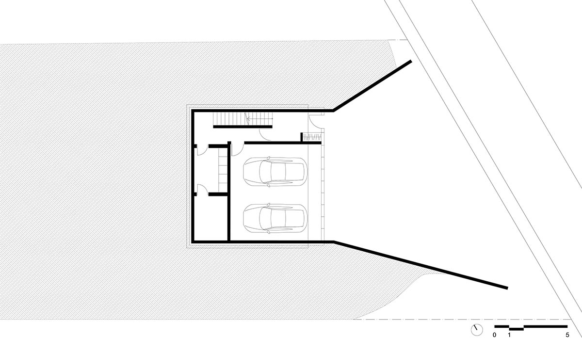 Studio Hertweck designs R&ouml;hrig House with continuous terrace towards the valley in Germany