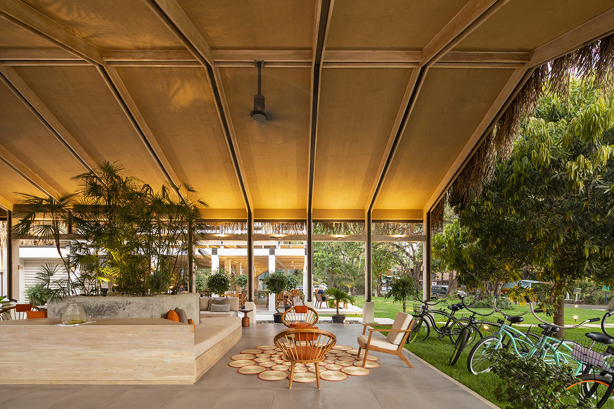 Studio Saxe converts former disused house into a tropical hotel in a hidden town of Costa Rica