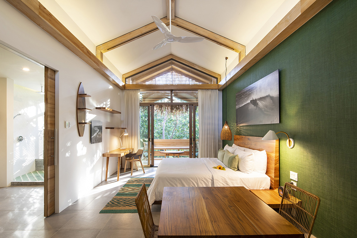 Studio Saxe converts former disused house into a tropical hotel in a hidden town of Costa Rica