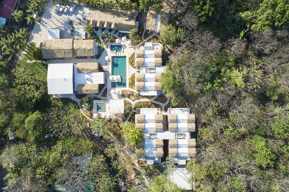 Studio Saxe converts former disused house into a tropical hotel in a hidden town of Costa Rica