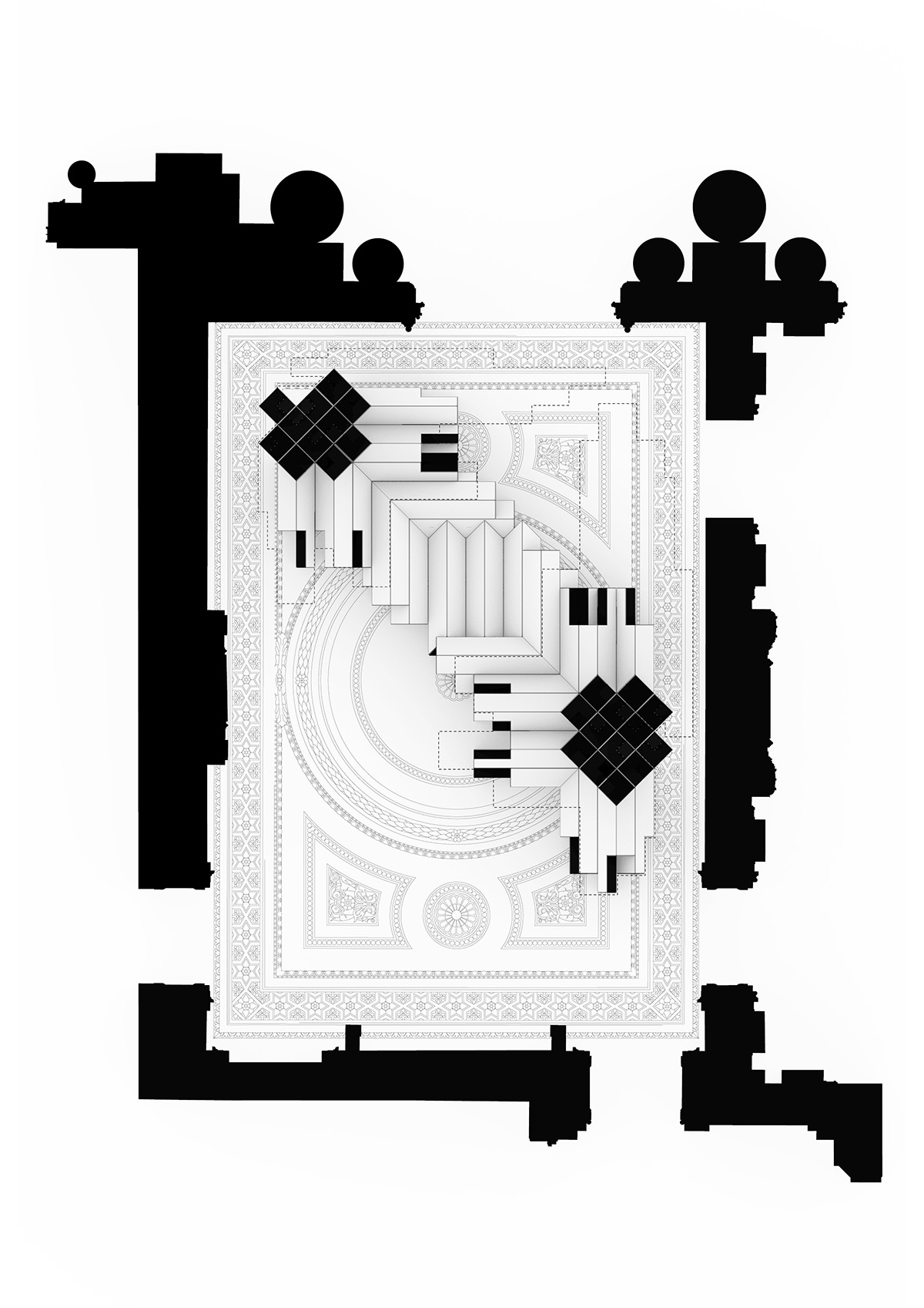 Gilles Retsin combines timber construction with Augmented Reality and Automation at the RA