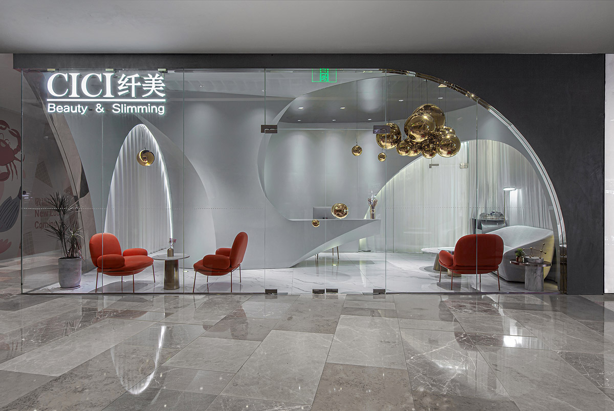 Towodesign creates a fantasy bubble trip inside a beauty salon in Shanghai