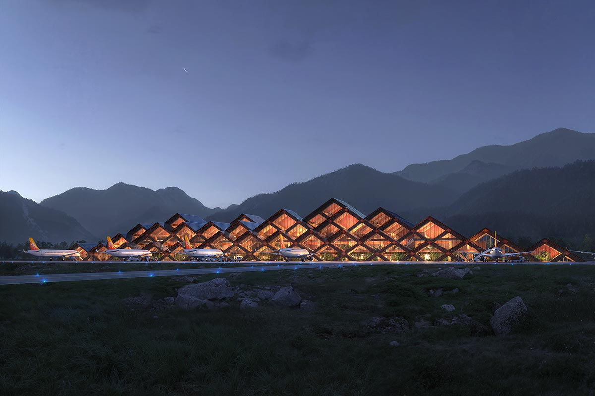 Future Project Of The Year 2025 goes to Gelephu International Airport by BIG-Bjarke Ingels Group