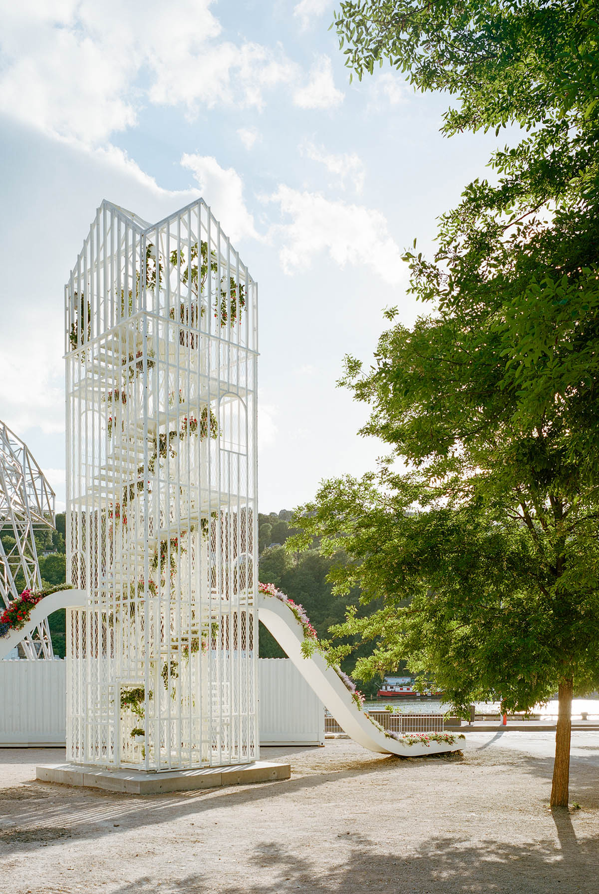 Laisné Roussel designs Flower Pavilion for the first edition of Lyon Architecture Biennale