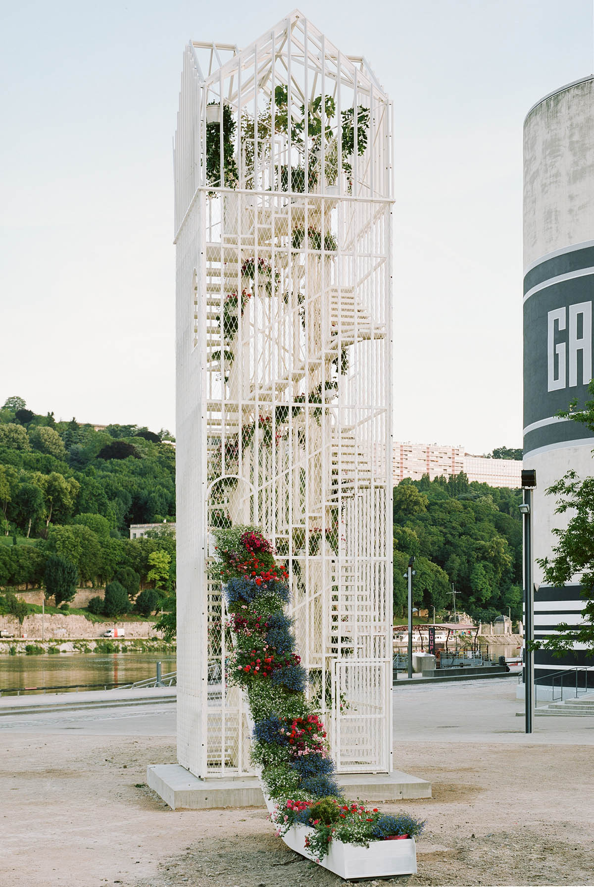 Laisné Roussel designs Flower Pavilion for the first edition of Lyon Architecture Biennale
