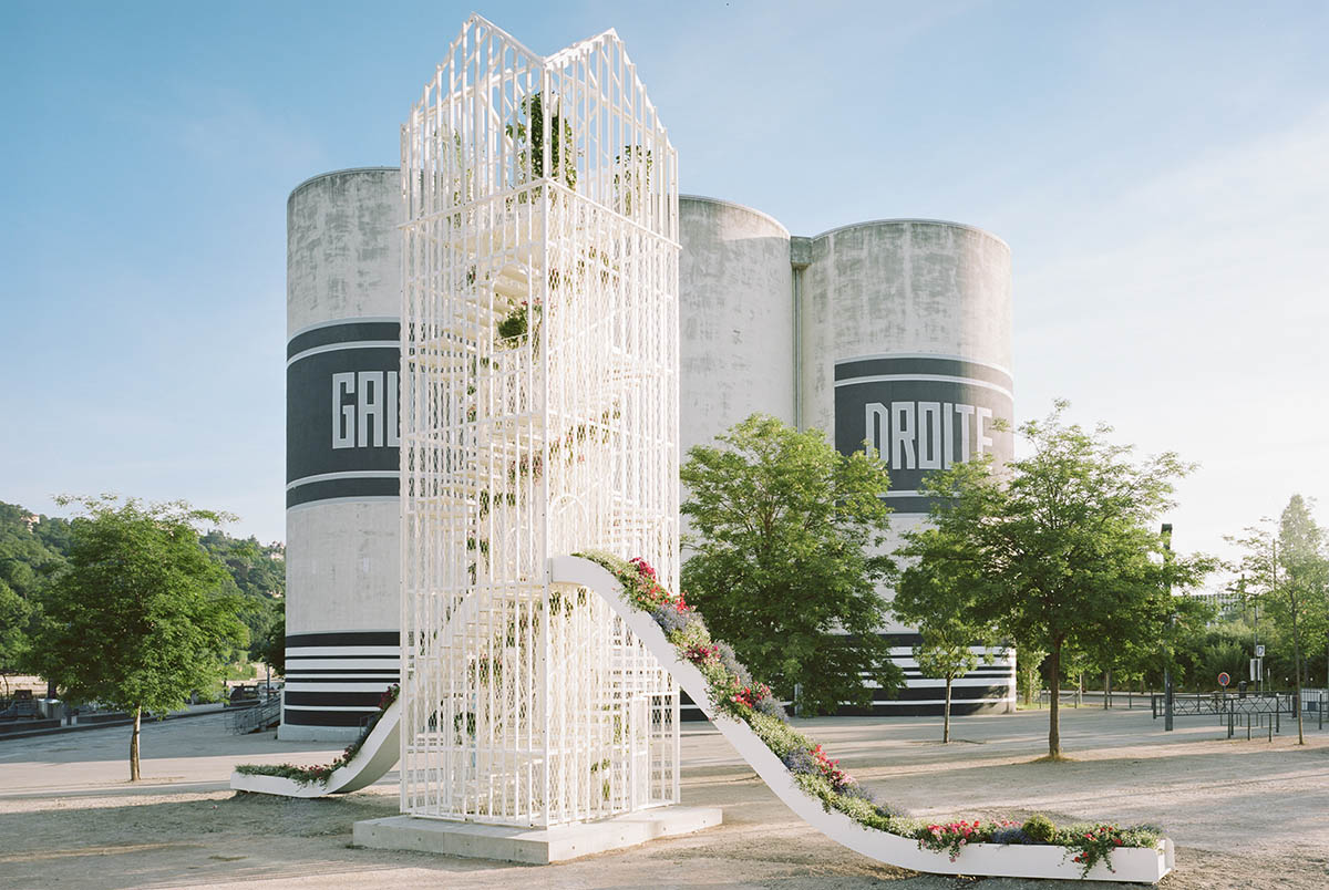Laisné Roussel designs Flower Pavilion for the first edition of Lyon Architecture Biennale