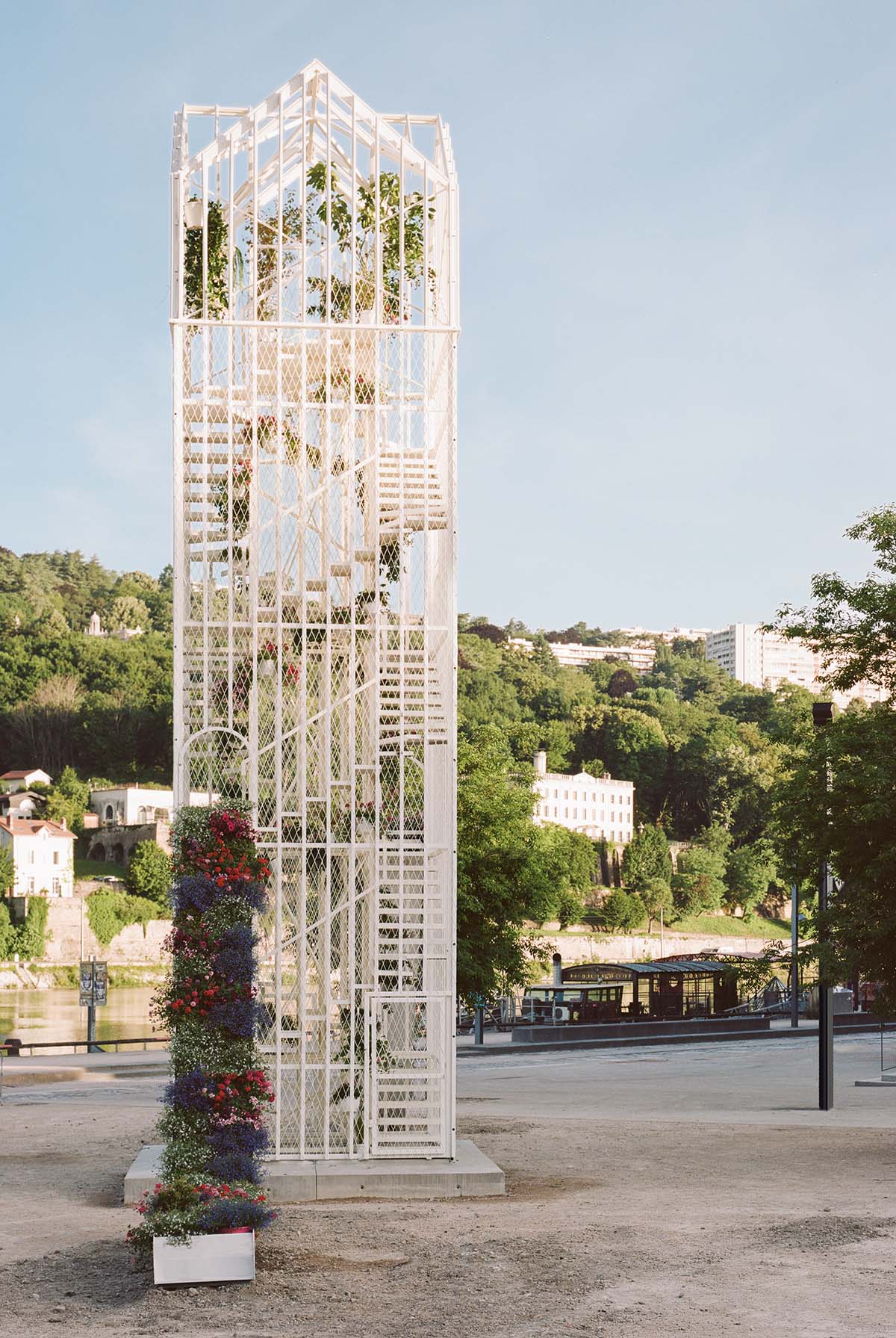 Laisné Roussel designs Flower Pavilion for the first edition of Lyon Architecture Biennale
