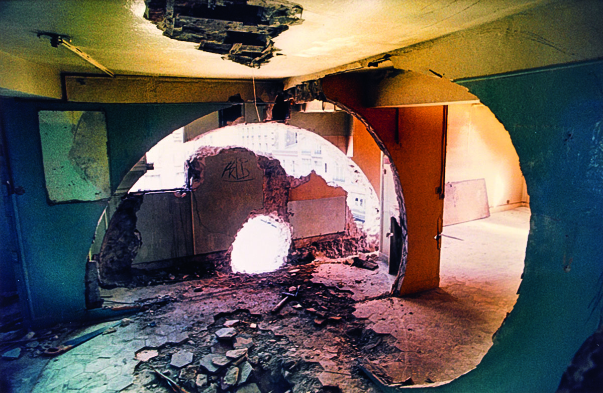 Gordon Matta-Clark in Jeu de Paume Paris
