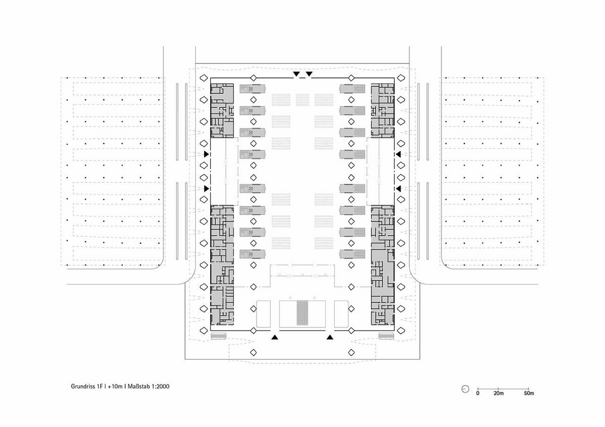 gmp completes Nanchang East Station with the rhythm of the arcs