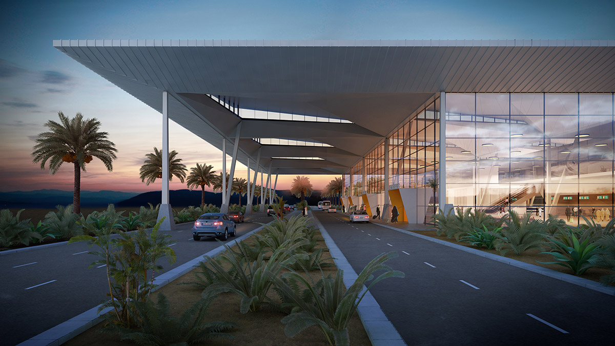 GMW Mimarlık Unveils Images for Prototype Terminals in Saudi Arabia