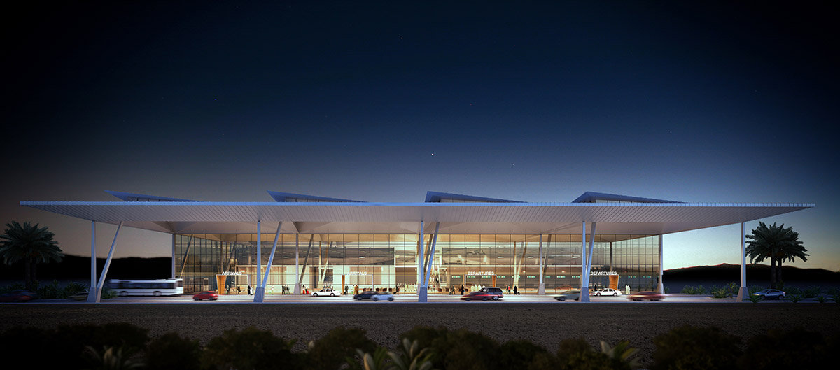 GMW Mimarlık Unveils Images for Prototype Terminals in Saudi Arabia