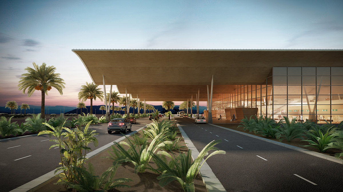 GMW Mimarlık Unveils Images for Prototype Terminals in Saudi Arabia