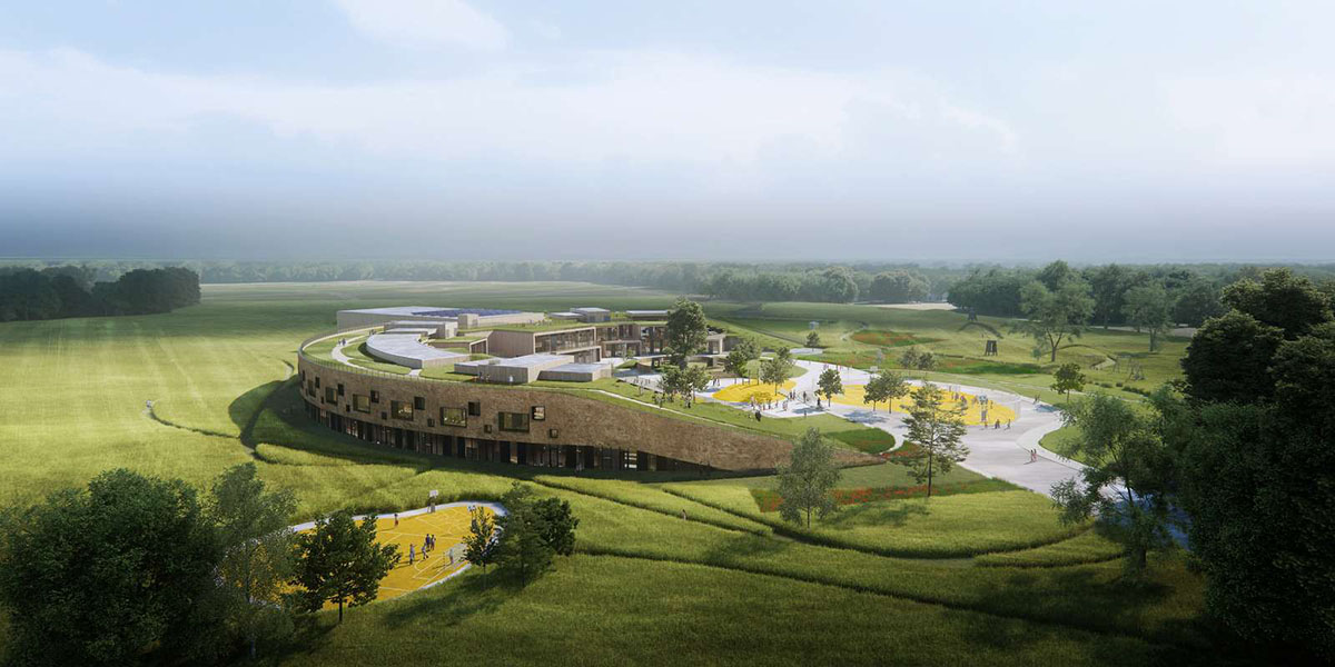 Henning Larsen's New Primary School in Sundby breaks ground