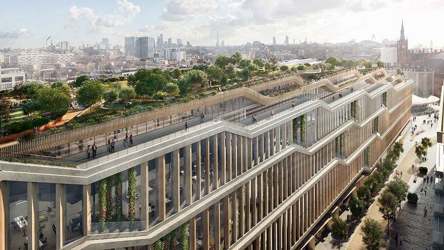 Detailed plans unveiled for Google’s first UK headquarters by BIG and Heatherwick Studio