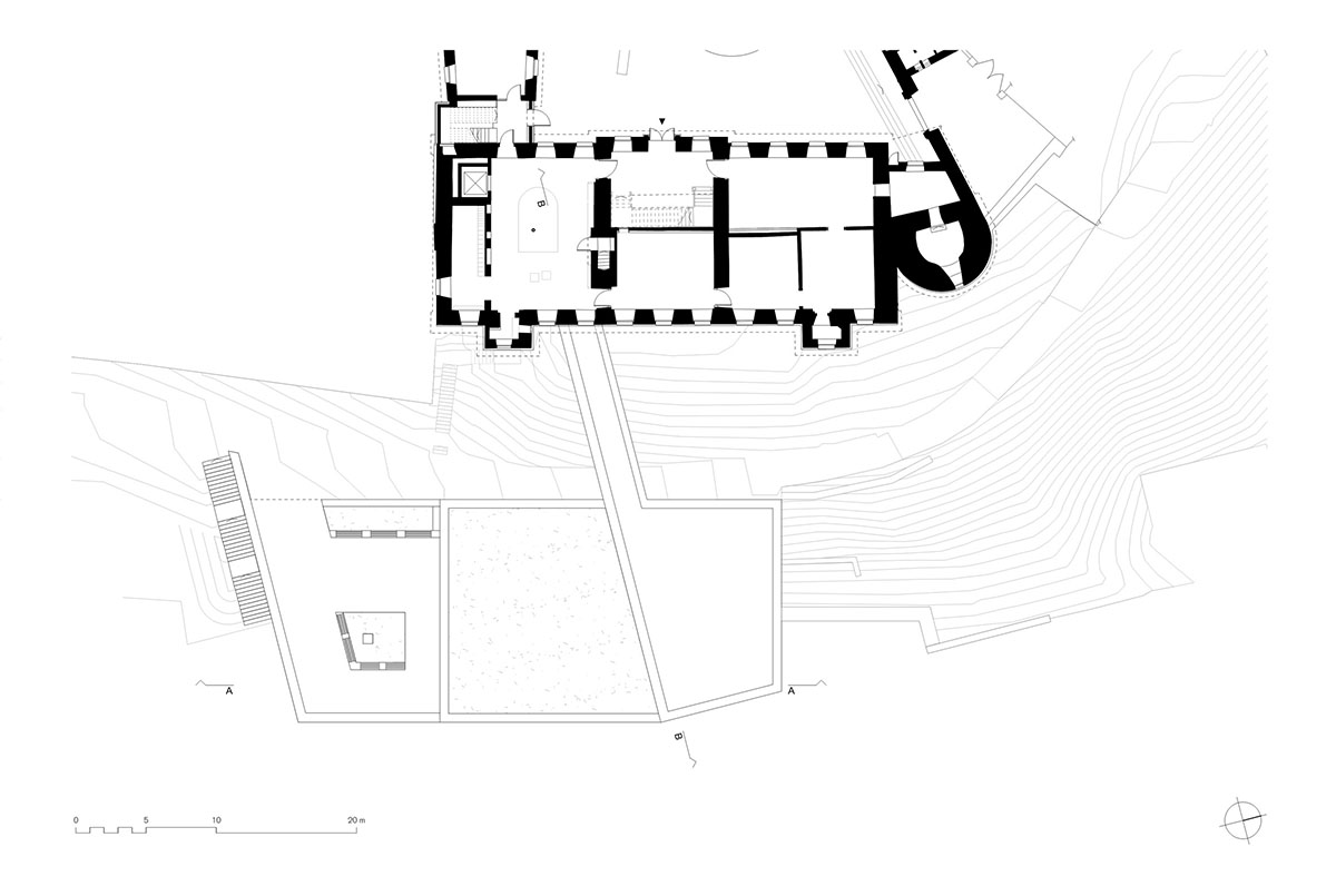 Bez+Kock Architekten uses bridge-like passageway to extend historic museum in Germany