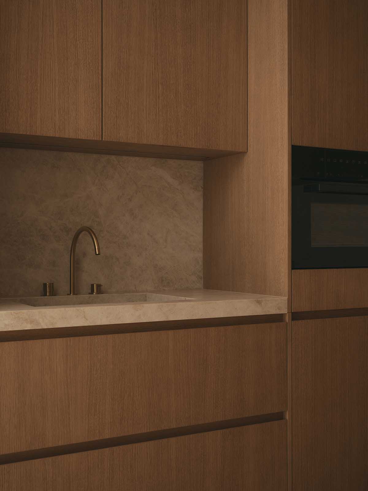 Balzar Architects complete interiors for GE Apartment with a wabi-sabi aesthetic in Valencia