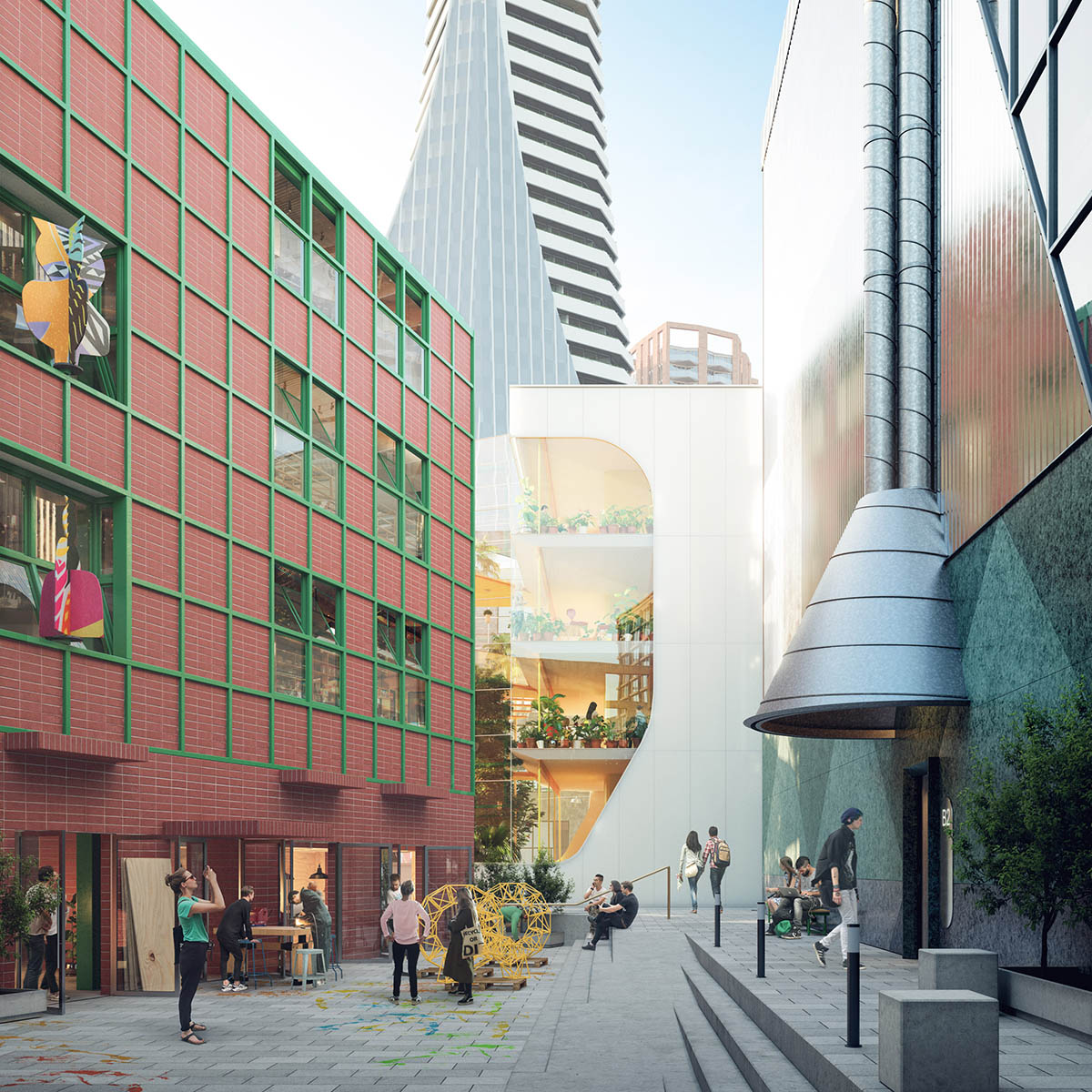 Design District reveals new images of designs for London's first purpose-built facilities