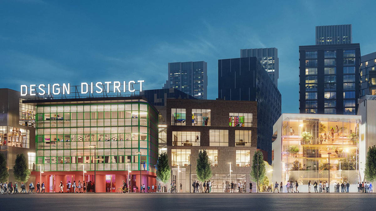 Design District reveals new images of designs for London's first purpose-built facilities