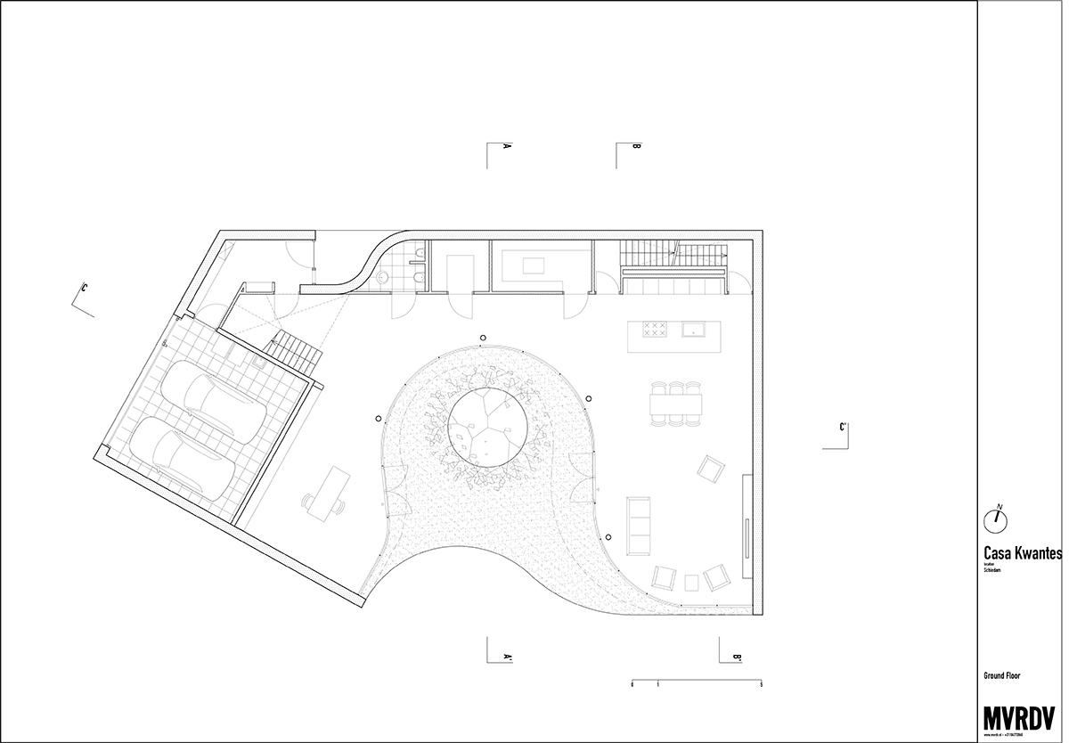 MVRDV completes Casa Kwantes house with fluid glass walls in Rotterdam