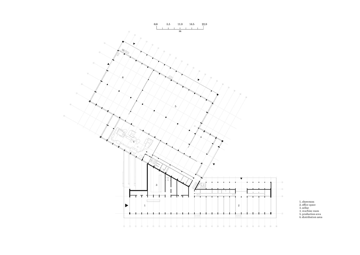 CHYBIK + KRISTOF's new winery building mimics the rhythm of the vine rows in Czech Republic