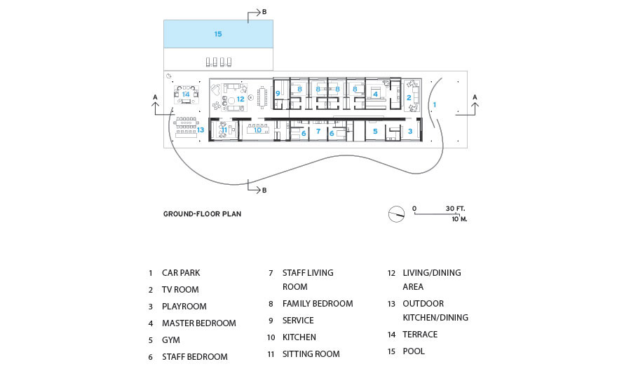 Studio MK27 completes Planar House with extended green roof outside of São Paulo