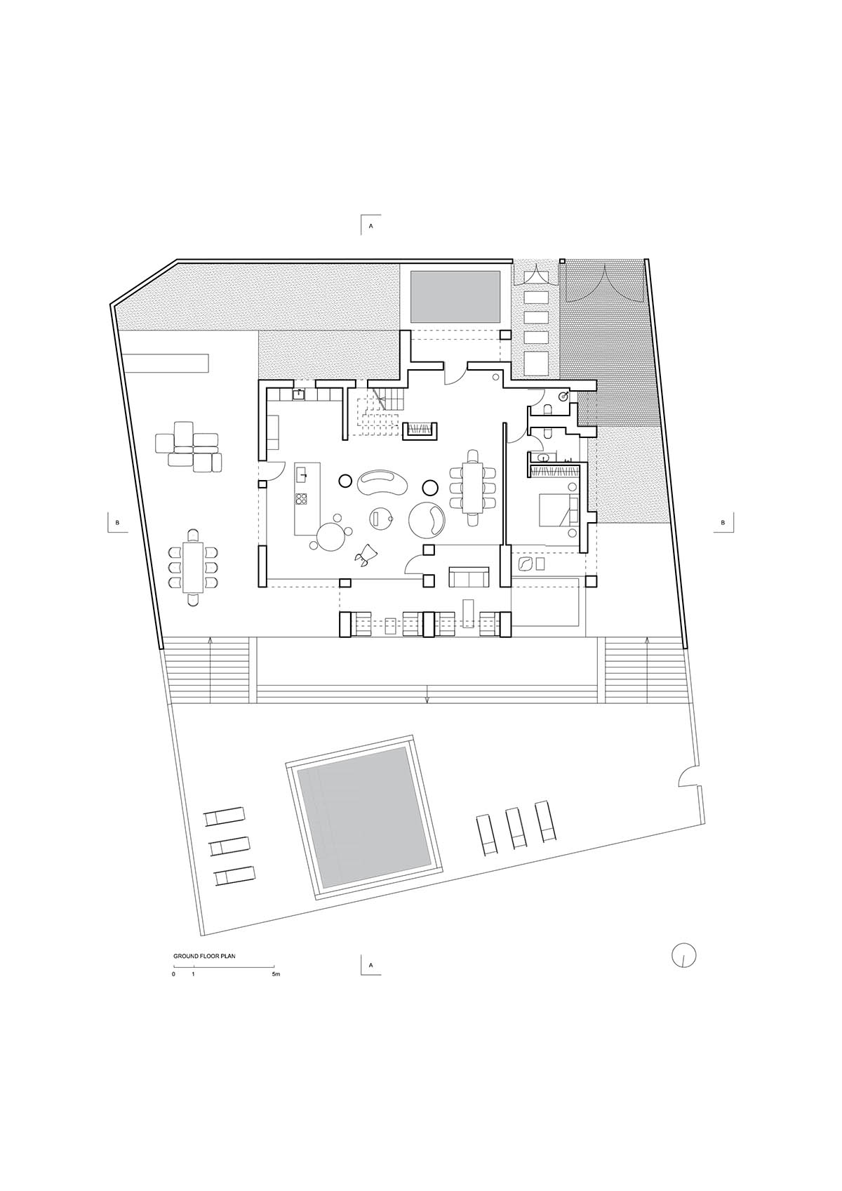 Simple Architecture renovates old house with gridded fa&ccedil;ade in Bulgaria
