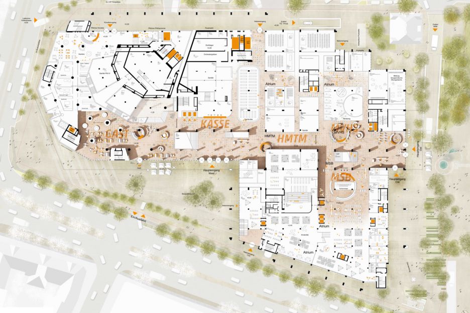 HENN to revamp Europe's largest cultural centre with fully transparent podium in Munich