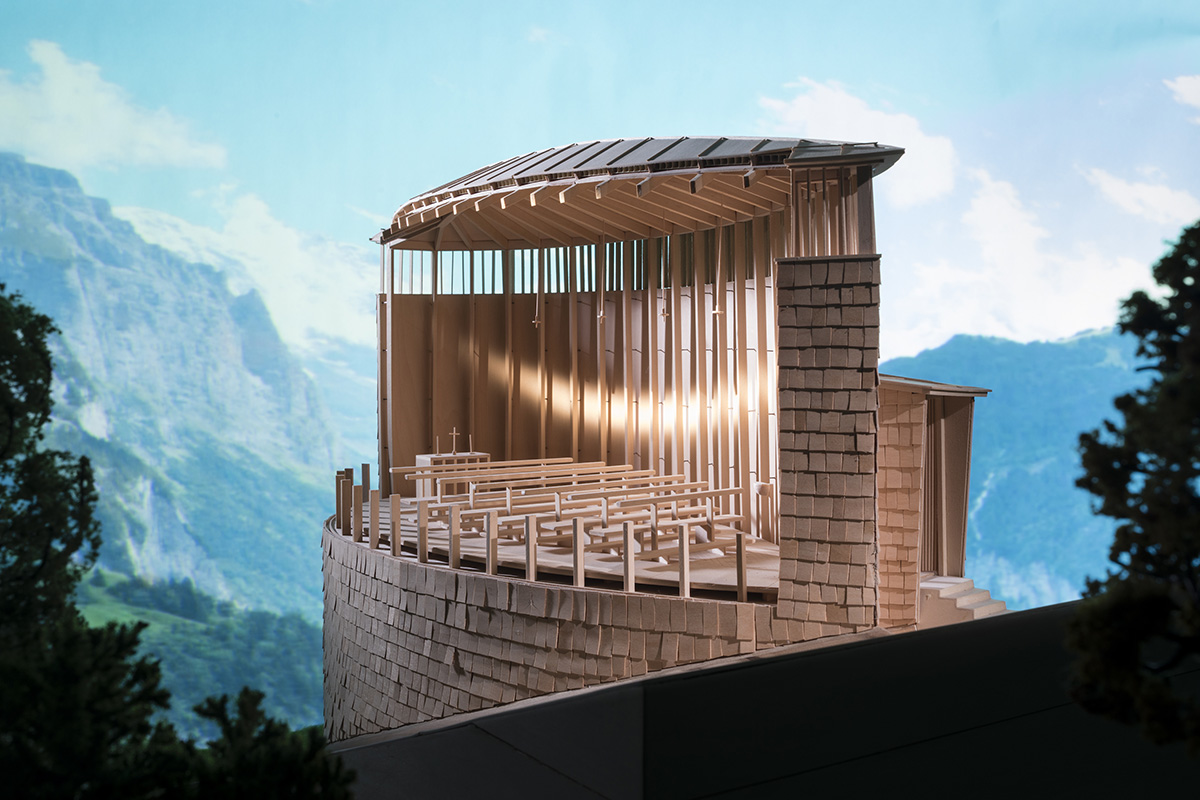 James Ewing photographs Columbia GSAPP’s Stagecraft exhibition as miniature drama of history