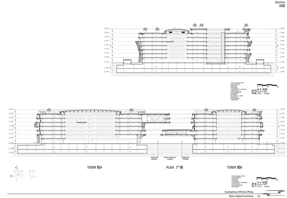 Zaha Hadid Architects completes Infinitus Plaza with bronze perforated façade in China