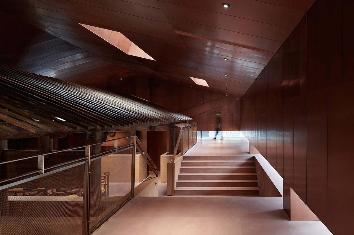 Neri&Hu encloses a Chinese artifact with fragmented walls to form Fuzhou Teahouse in China