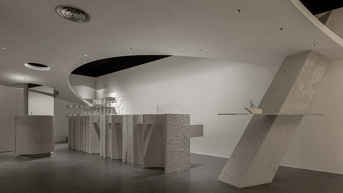 lialawlab completes retro-futuristic skincare centre in Hangzhou, China