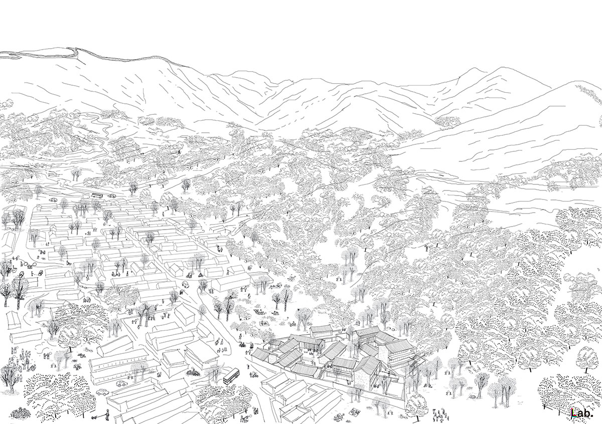 llLab creates a rural oasis with San Sa Village in Beijing